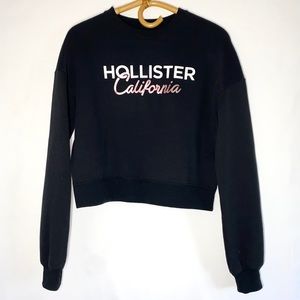 Hollister Black Crewneck Sweatshirt